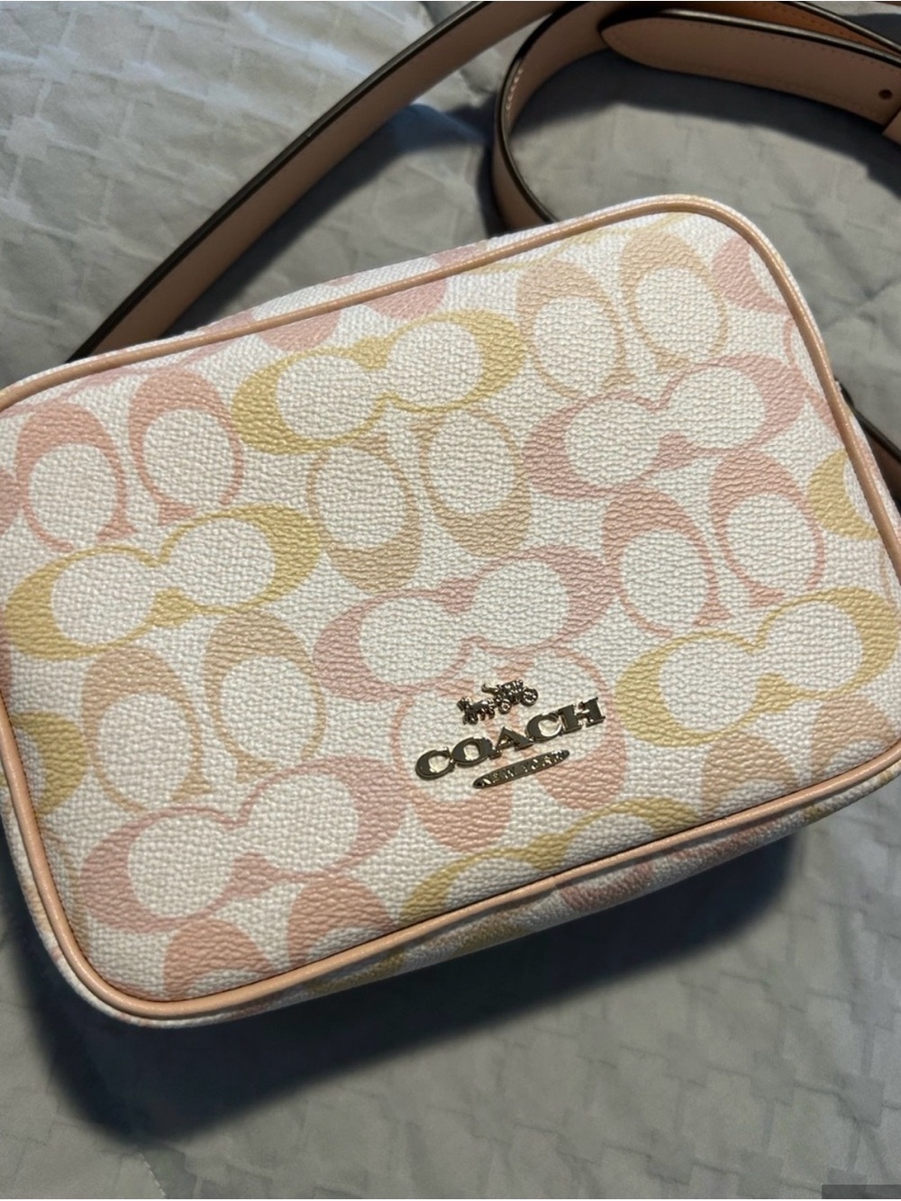 Coach Outlet Mini Carey Crossbody Bag In Signature Canvas